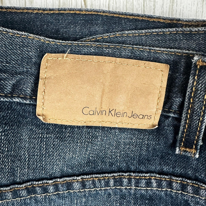 Calvin Klein Mens 'Bootcut' Jeans  -Size 30