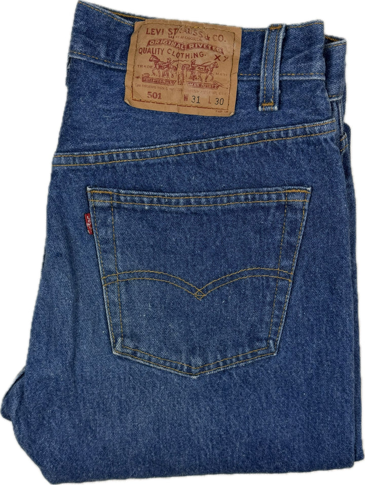 Vintage 90's USA Made Levi 501 Classic Jeans -Suit Size 28-30"