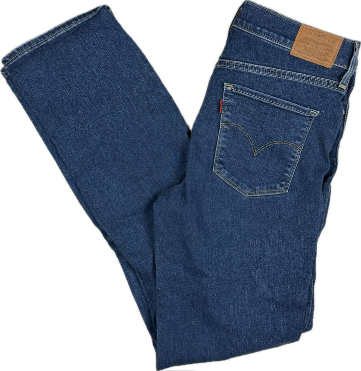 Levis Ladies 314 Shaping Straight Jeans -Size 29R