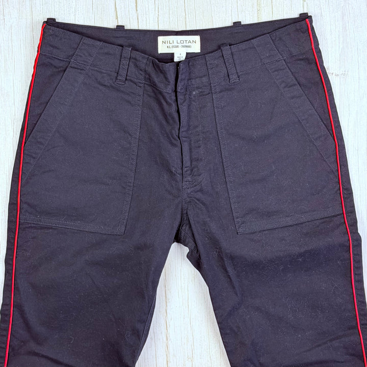 Nili Lotan USA Made Ladies 'Jenna' Piping Pants- Size US 4 or 8
