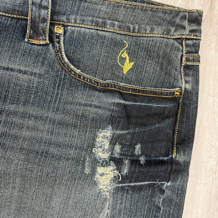 NEW- Baby Phat Y2K Denim Logo Pocket Skirt- US Size 24 or 26 + Plus