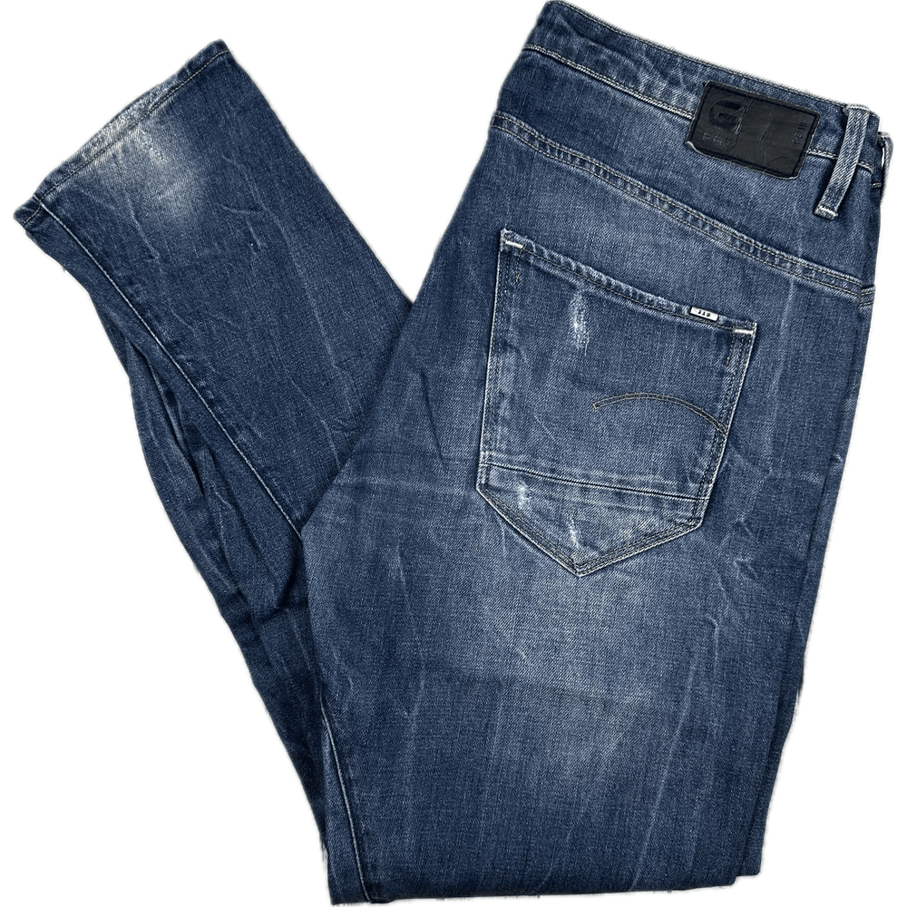 G-Star RAW Womens 'Arc 3D Low Boyfriend' Jeans -Size 28 - Jean Pool