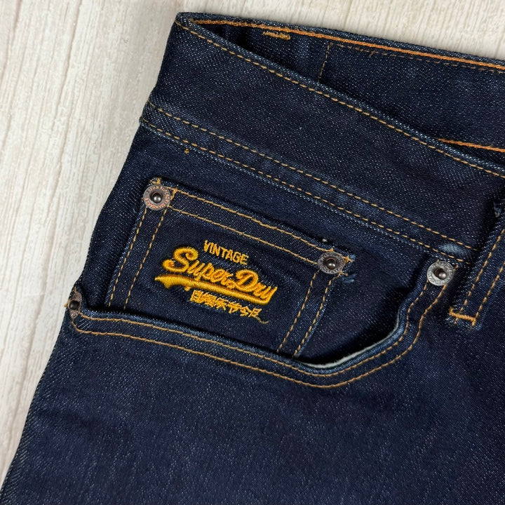 Superdry Mens Stretch 'Corporal Slim' Jeans - Size 32R