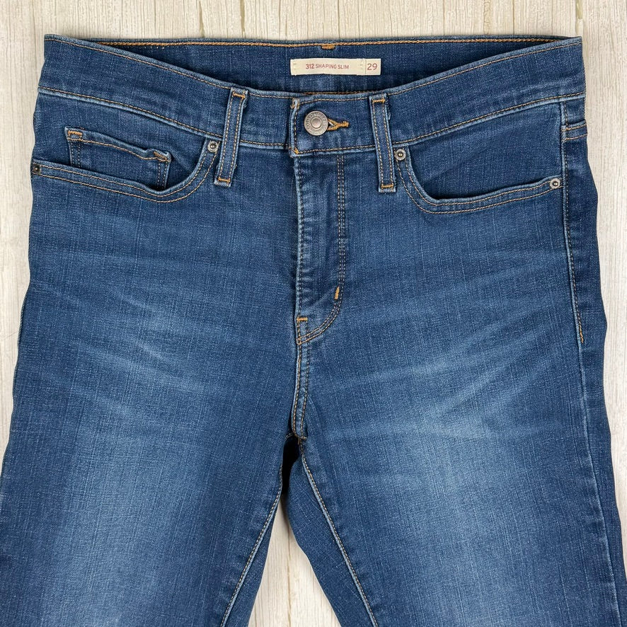 Levis 312 Shaping Slim Mid Rise Jeans - Size 29" or 11AU