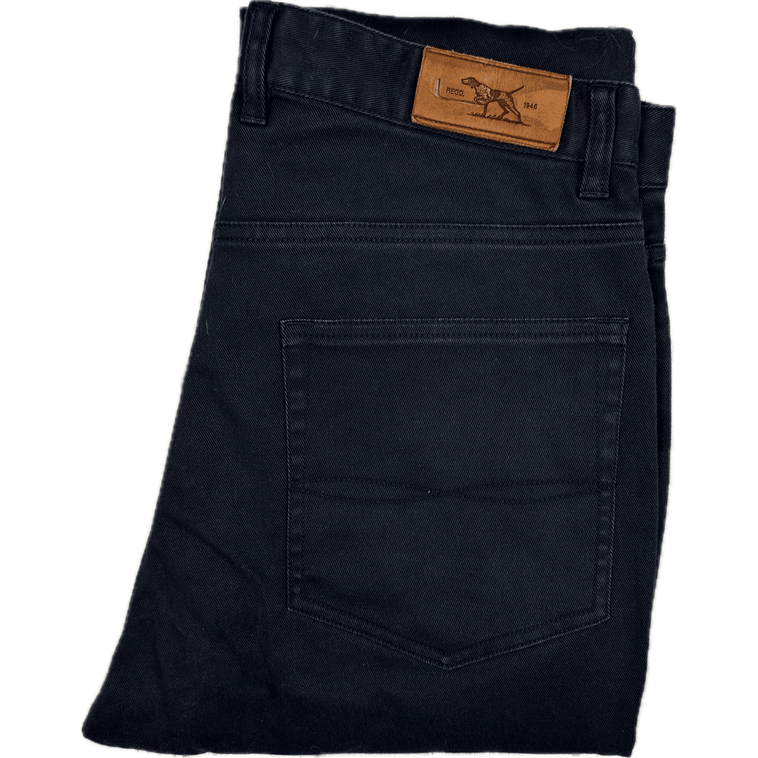 Rodd & Gunn Mens Navy Straight Fit Jeans - Size 30 - Jean Pool