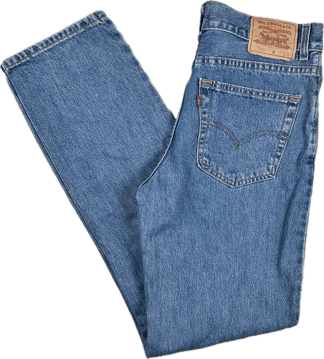 Levi jeans 504 mens clearance