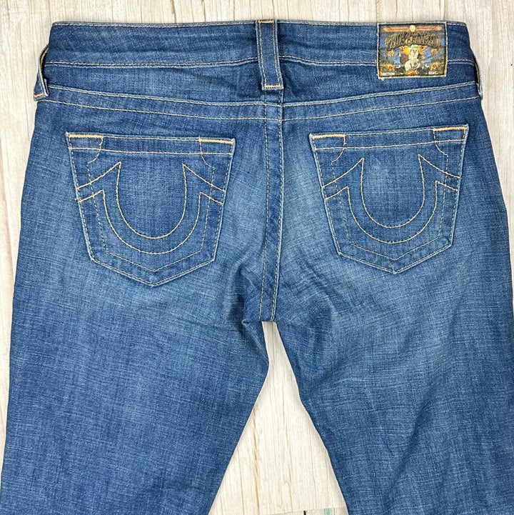 True Religion 'Johnny' Straight Bootcut Jeans- Size 28 - Jean Pool