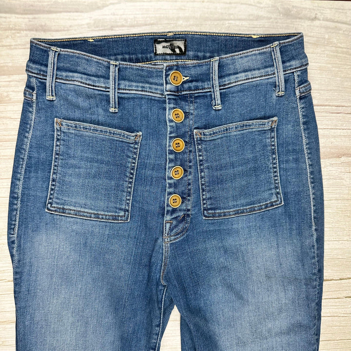Mother 'Patch Pocket Hustler' Bermuda Shorts - Size 27 - Jean Pool