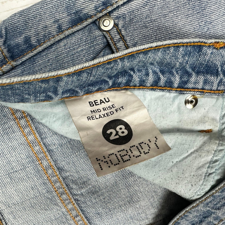 NOBODY 'Beau' Relaxed Fit Ripped Jeans- Size 28