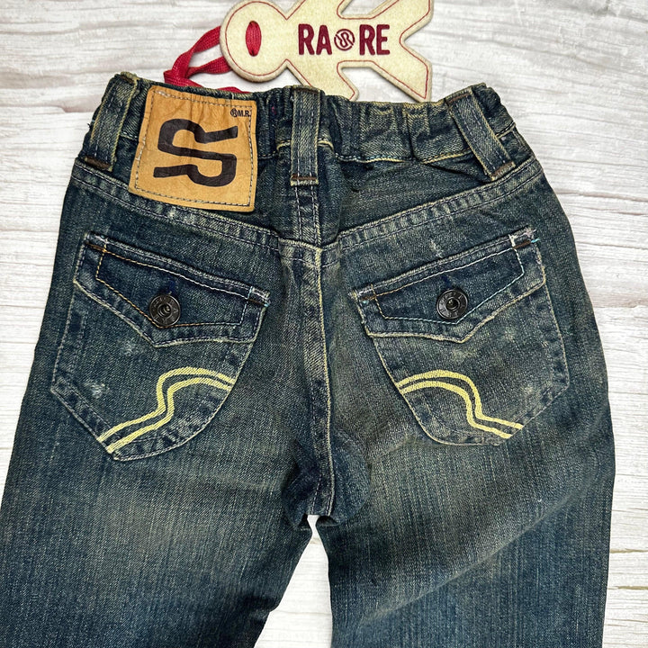 NWT - RA-RE Italian Boys Wide 'Crotalo' Jeans - Size 4Y