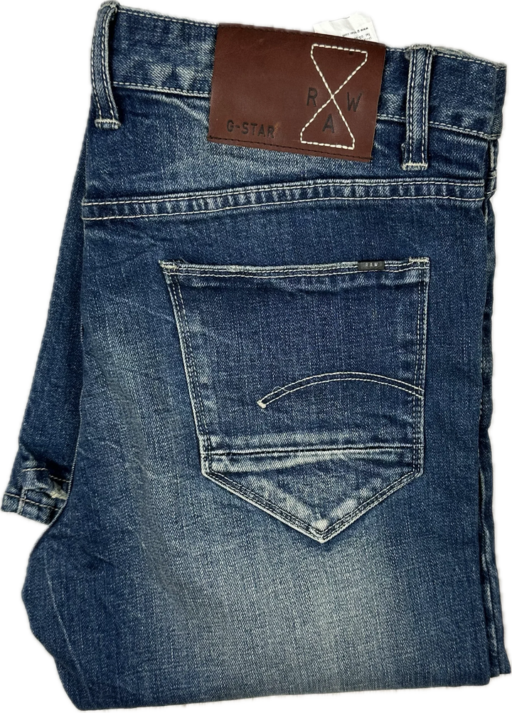 G Star Raw Mens Slim Straight Jeans -Size 31/32