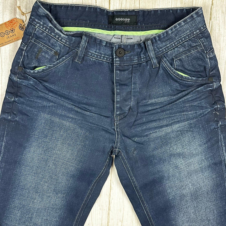 NWT - Bonobo Jeans Mens Straight 'Tech Life' Denim Jeans - Size 30 - Jean Pool