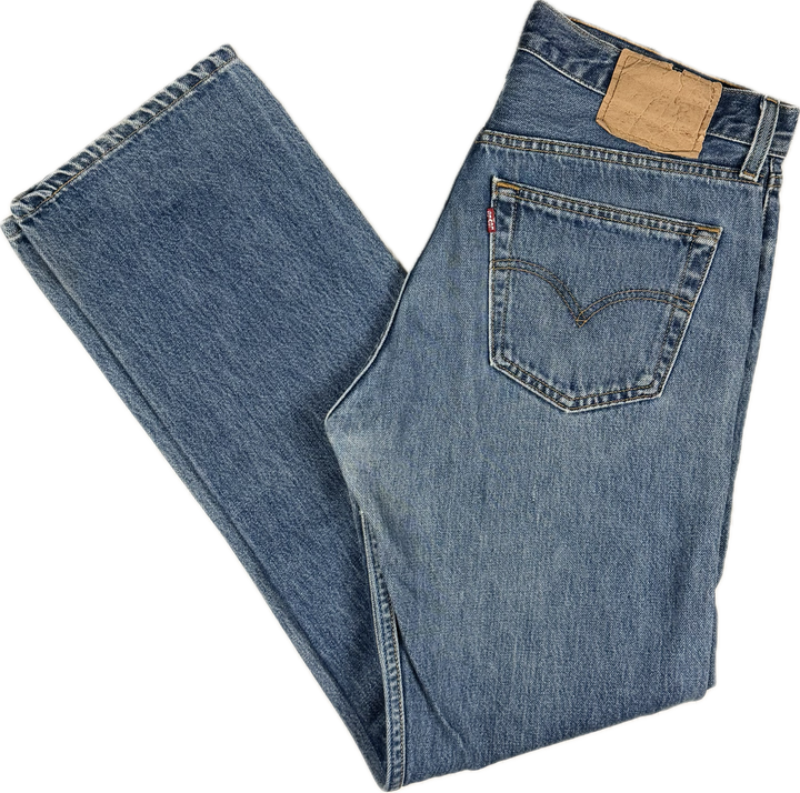 Vintage 90's Aussie Made Levi 501 Classic Jeans -Suit Size 30