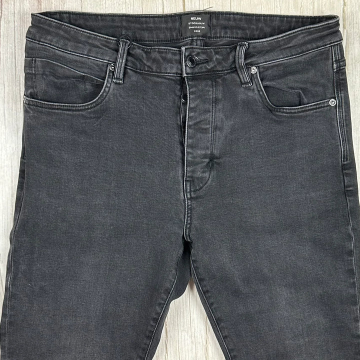 NEUW Mens 'Ray Tapered' Black Denim Jeans - Size 34/34