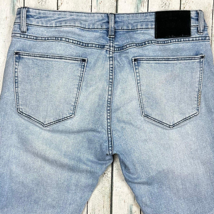 NEUW Mens 'IGGY Skinny'' Stretch Tapered Jeans - Size 34/32 - Jean Pool