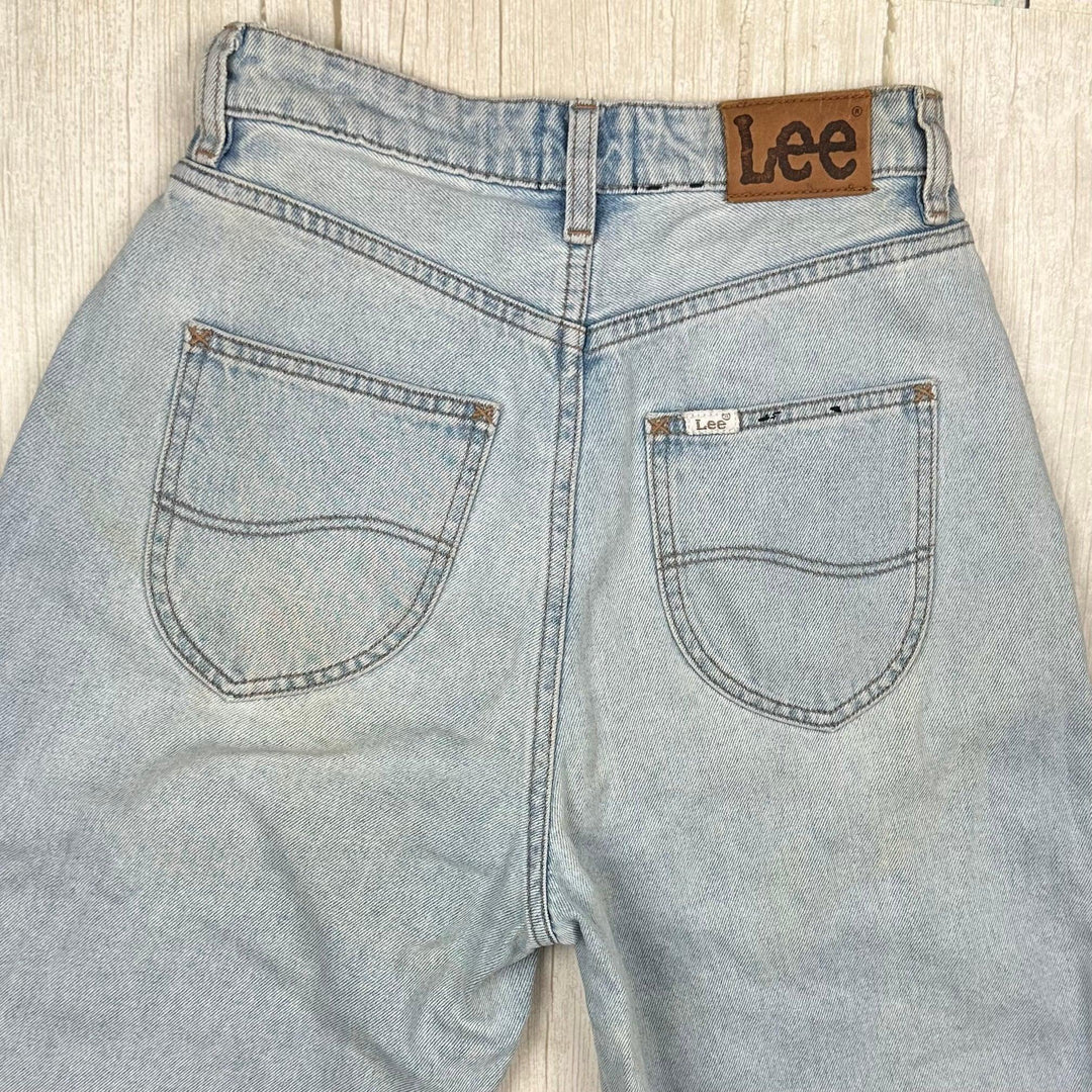 Lee Jeans 'High Baggy' Light Wash Jeans - Size 5 or 23"
