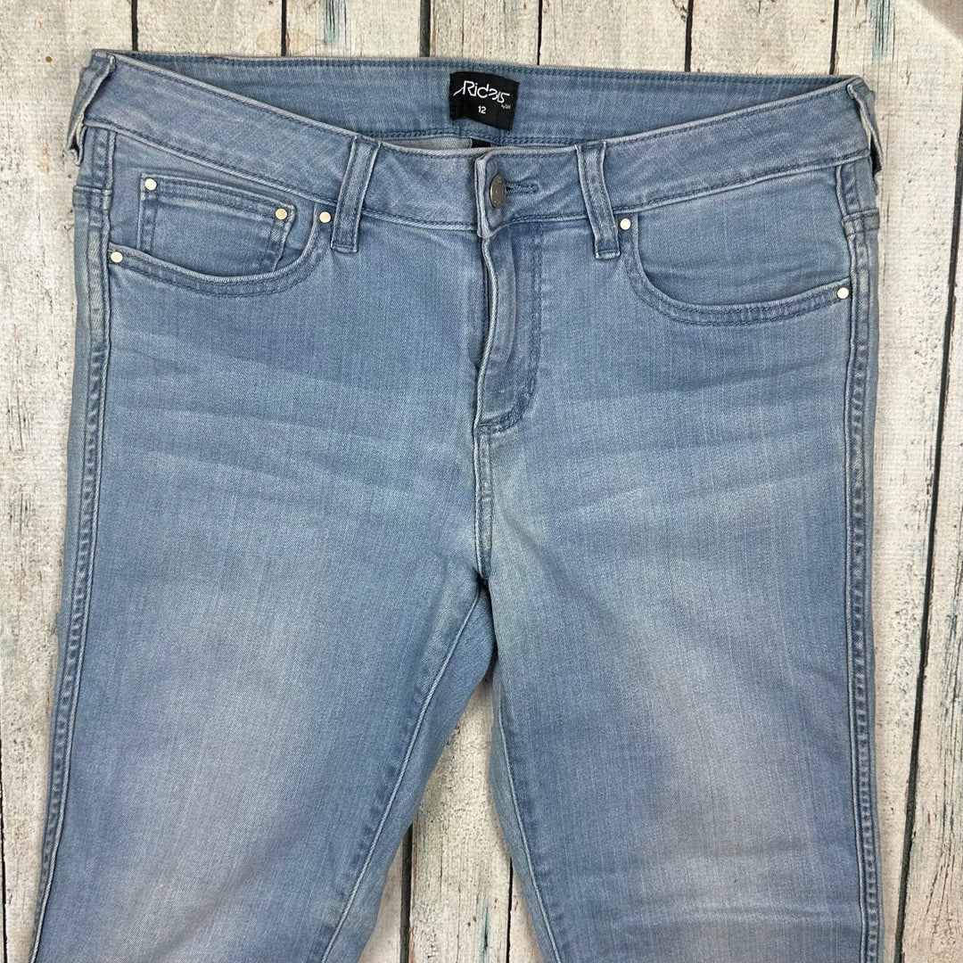 Lee Riders 'Bumster Vegas' Skinny Jeans- Size 12 - Jean Pool