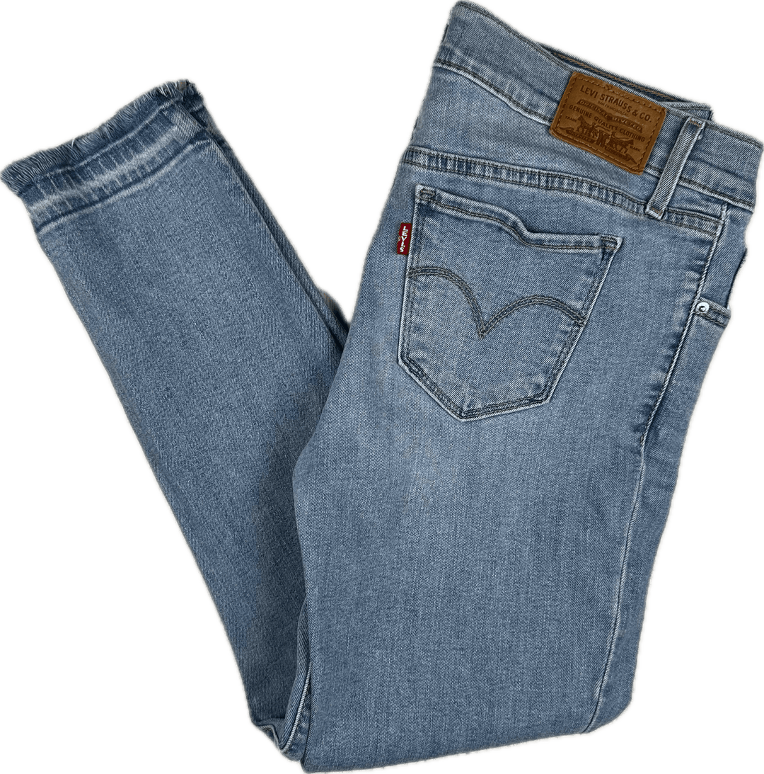 Levis 711 Released Hem Crop Jeans Size 28 Jean Pool