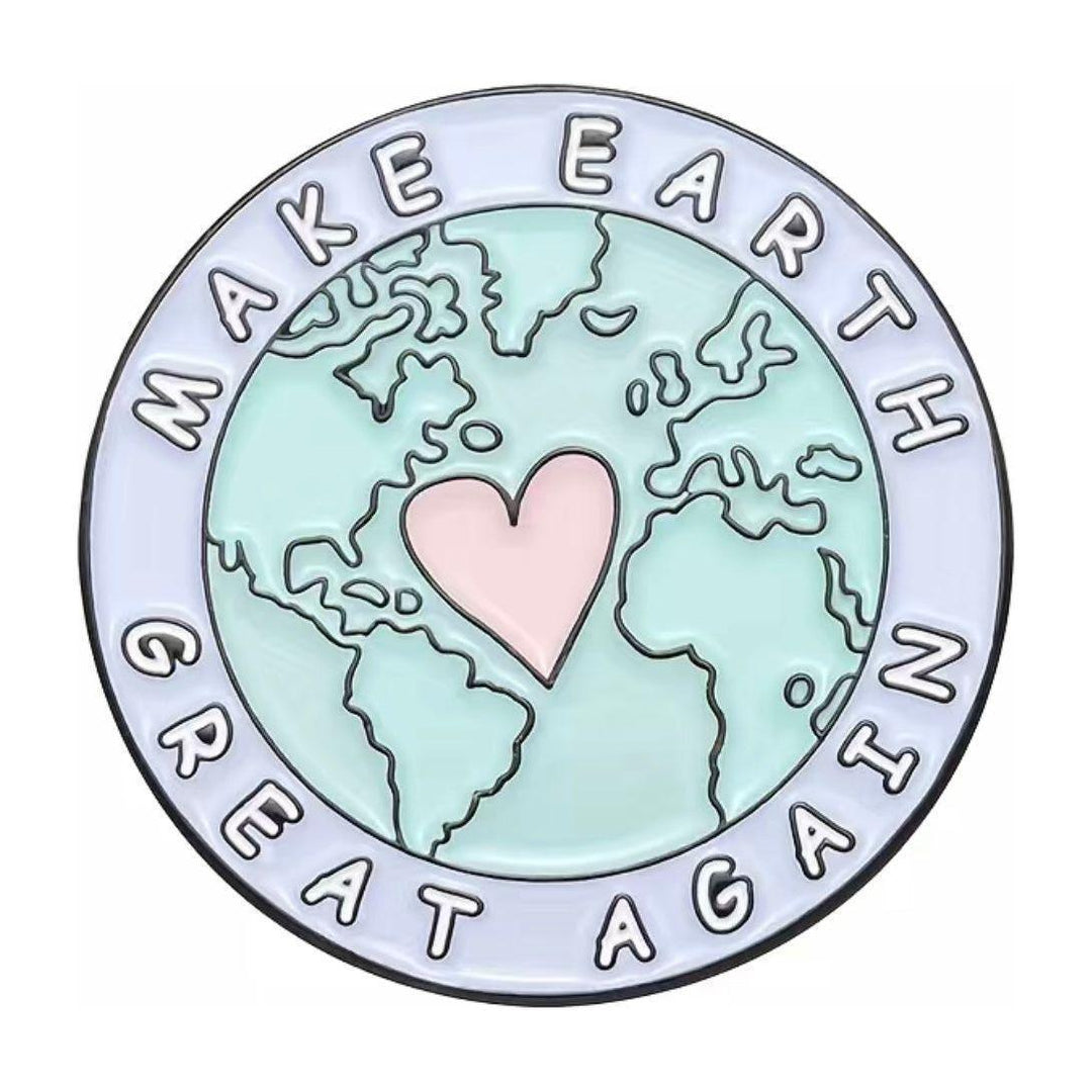 Make Earth Great Again - Enamel Pin - Jean Pool