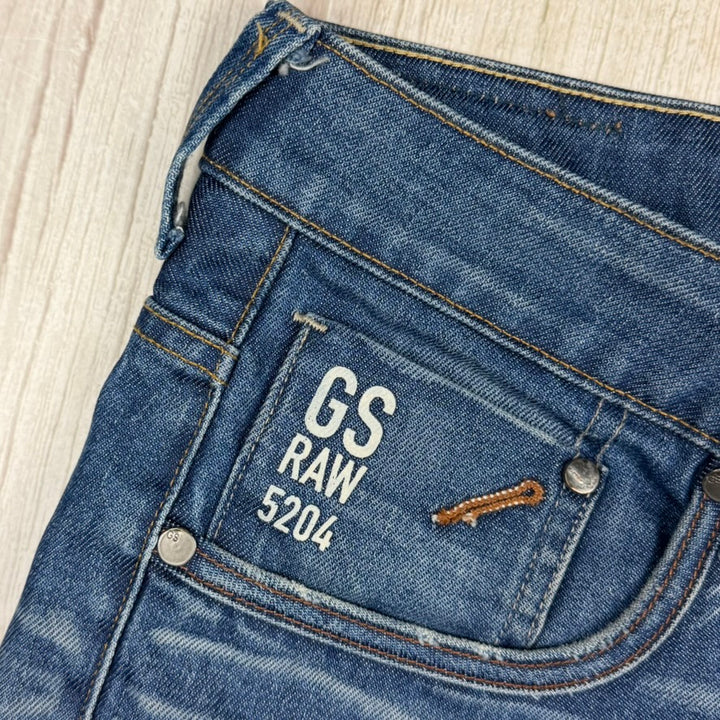 G Star RAW 3301 'Attacc Low Straight' Jeans -Size 36/32