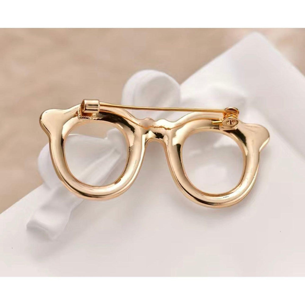 Jewelled Glasses Brooch - Jean Pool