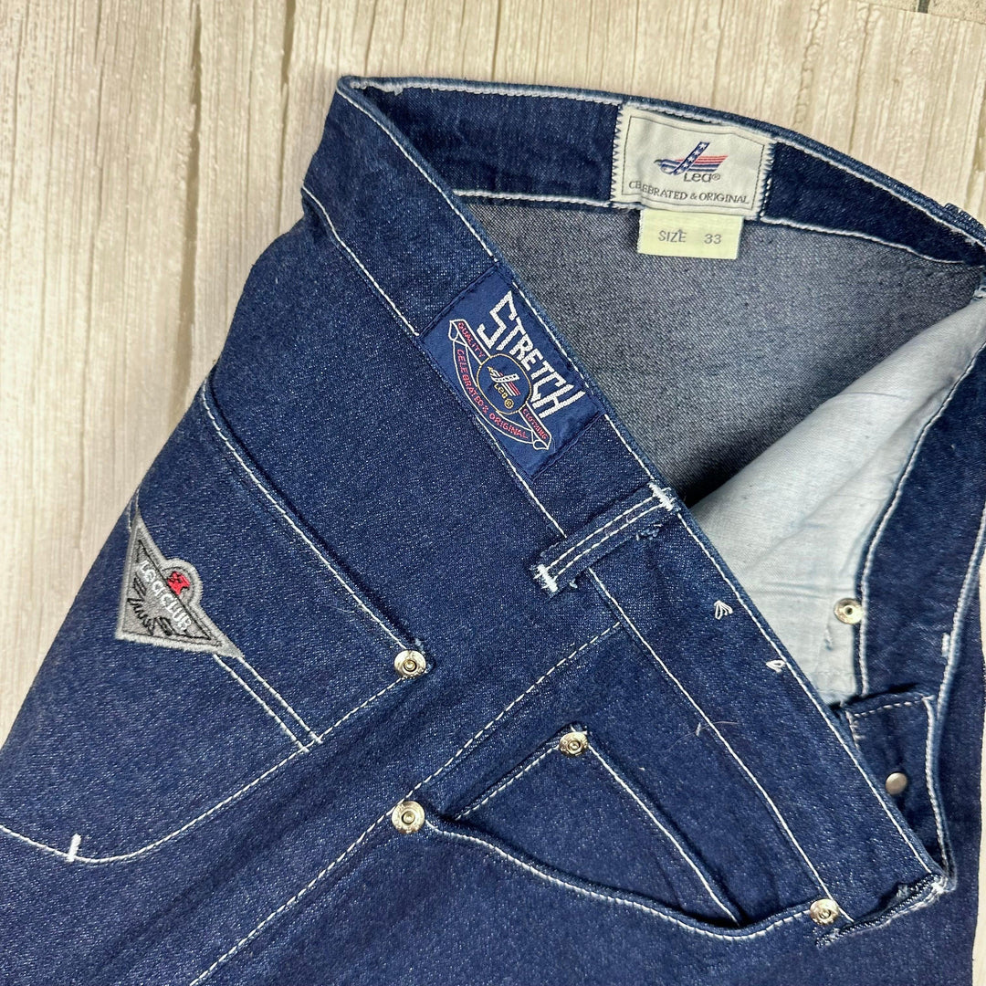 1980's High Waist Slim Ladies Stretch  Jeans by Lea Club- Suit Size 10/12