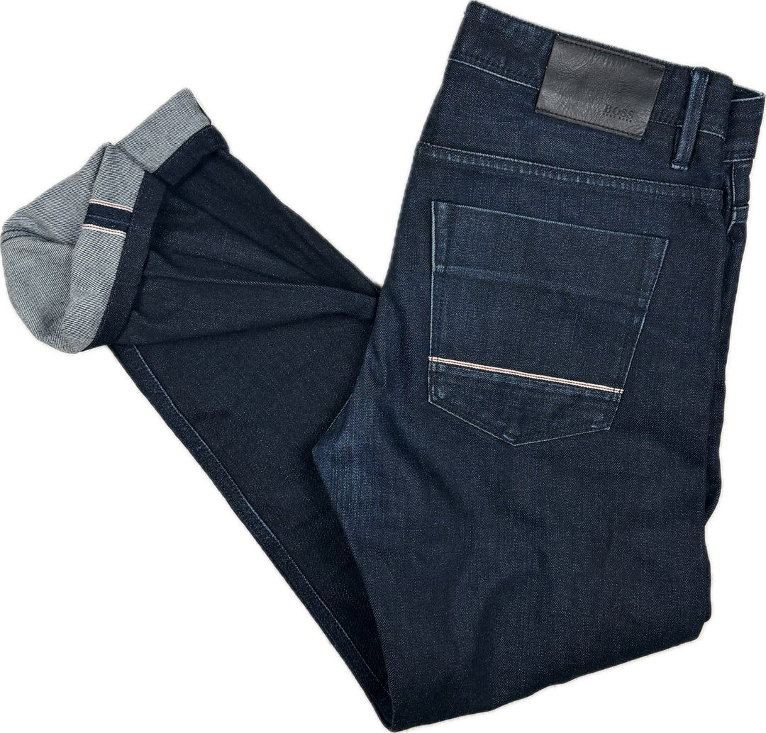 Hugo Boss Men's 'Delaware3-Edge' Selvedge Mens Jeans- Size 32