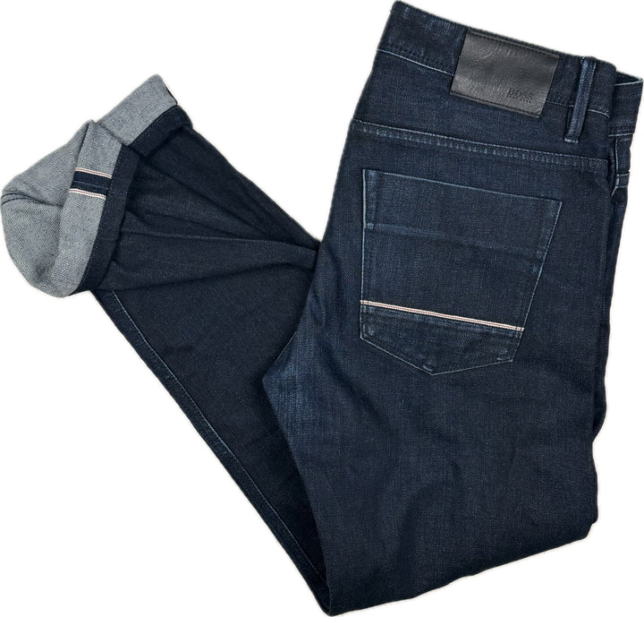 Hugo Boss Men's 'Delaware3-Edge' Selvedge Mens Jeans- Size 32
