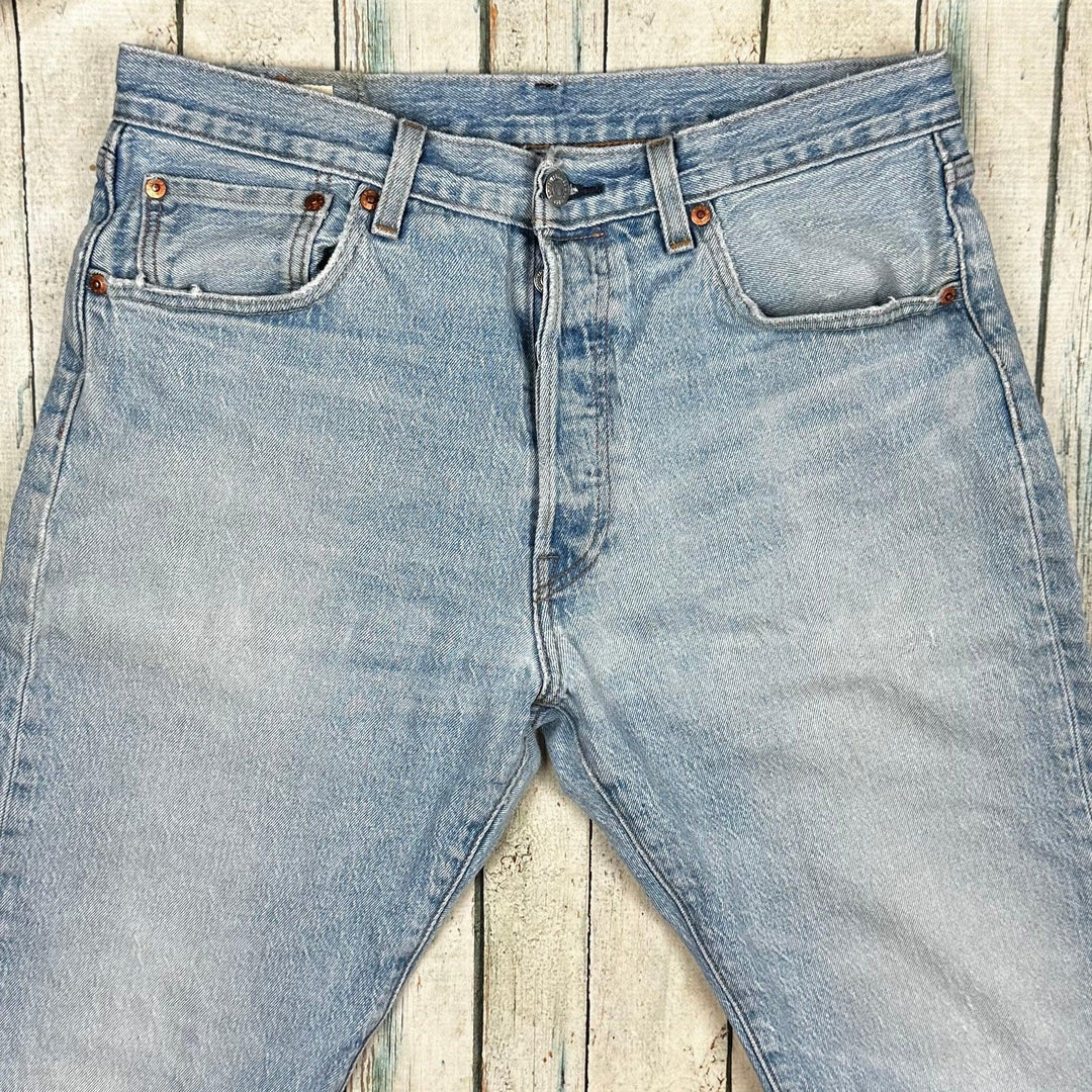 Levis 501 Mens BIG E Button Fly Jeans -Size 32S - Jean Pool