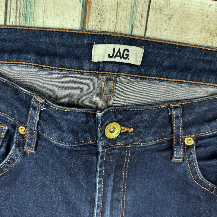 Jag Dark Straight Stretch Ladies Jeans - Size 13 - Jean Pool