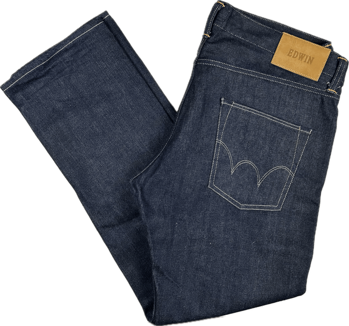 Edwin Japanese Denim- 'ED55' Rainbow Selvedge Mens Jeans -Size 36/32