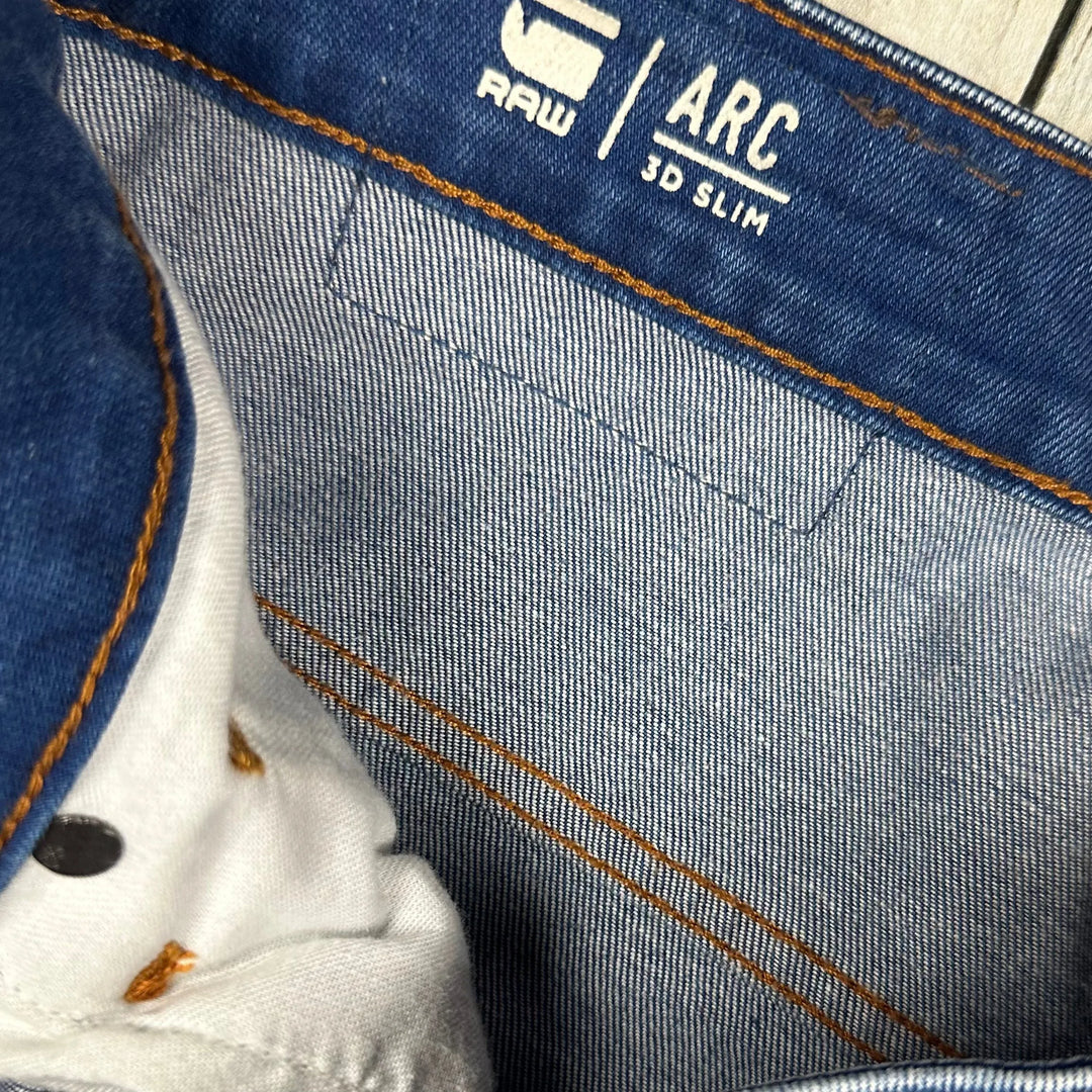 G Star RAW Men's 'Arc 3D Slim' Jeans -Size 30/30 - Jean Pool