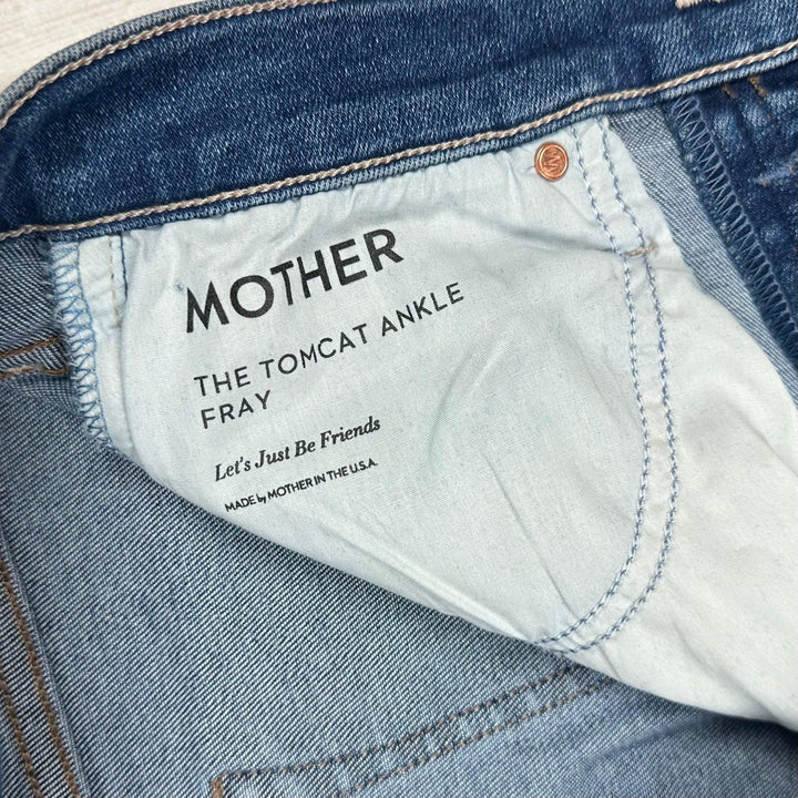 Mother 'The Tomcat Ankle Fray' Lets Just be Friends Jeans - Size 28