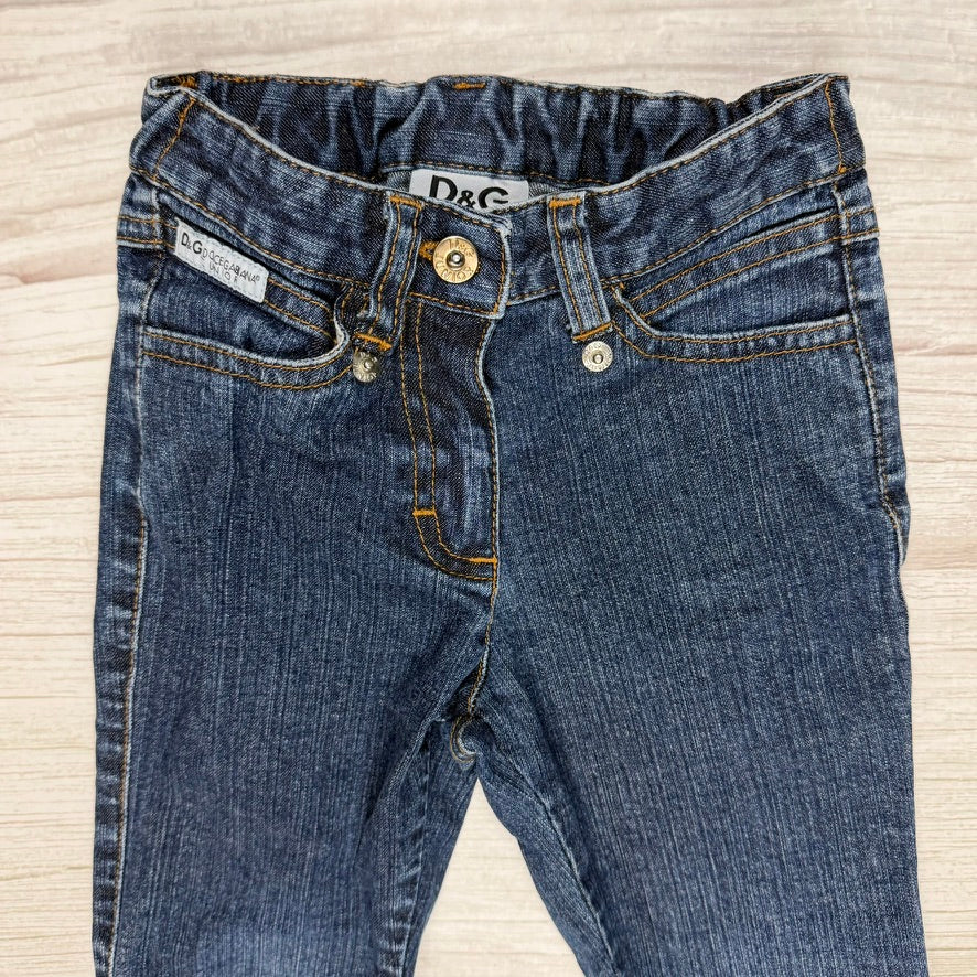 Dolce &amp; Gabbana Classic Straight Kids Denim Jeans- Size 3