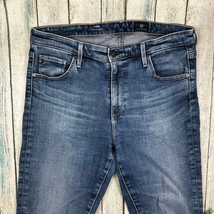 AG Adriano Goldschmied 'Faye' Mid Rise Cigarette Jeans- Size 30R - Jean Pool
