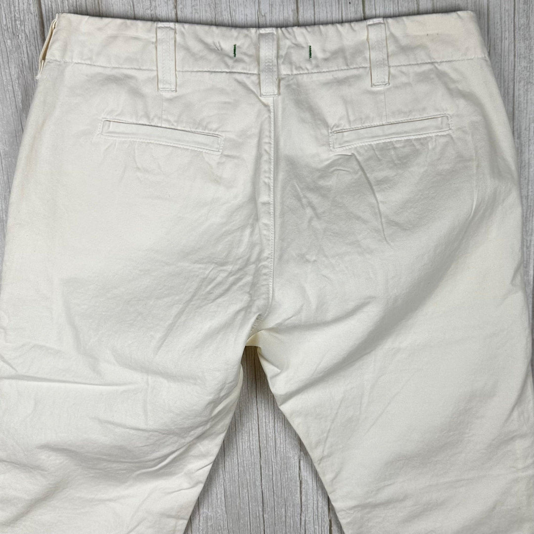 NEW - J Brand Womens 'Inez' Cream Crop Chino -Size 26 - Jean Pool