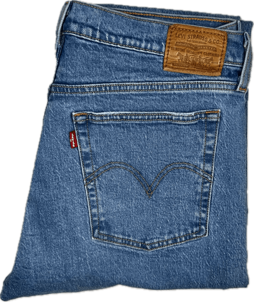 Levis ‘Wedgie Straight’ Ladies Premium Denim Jeans  - Size 31