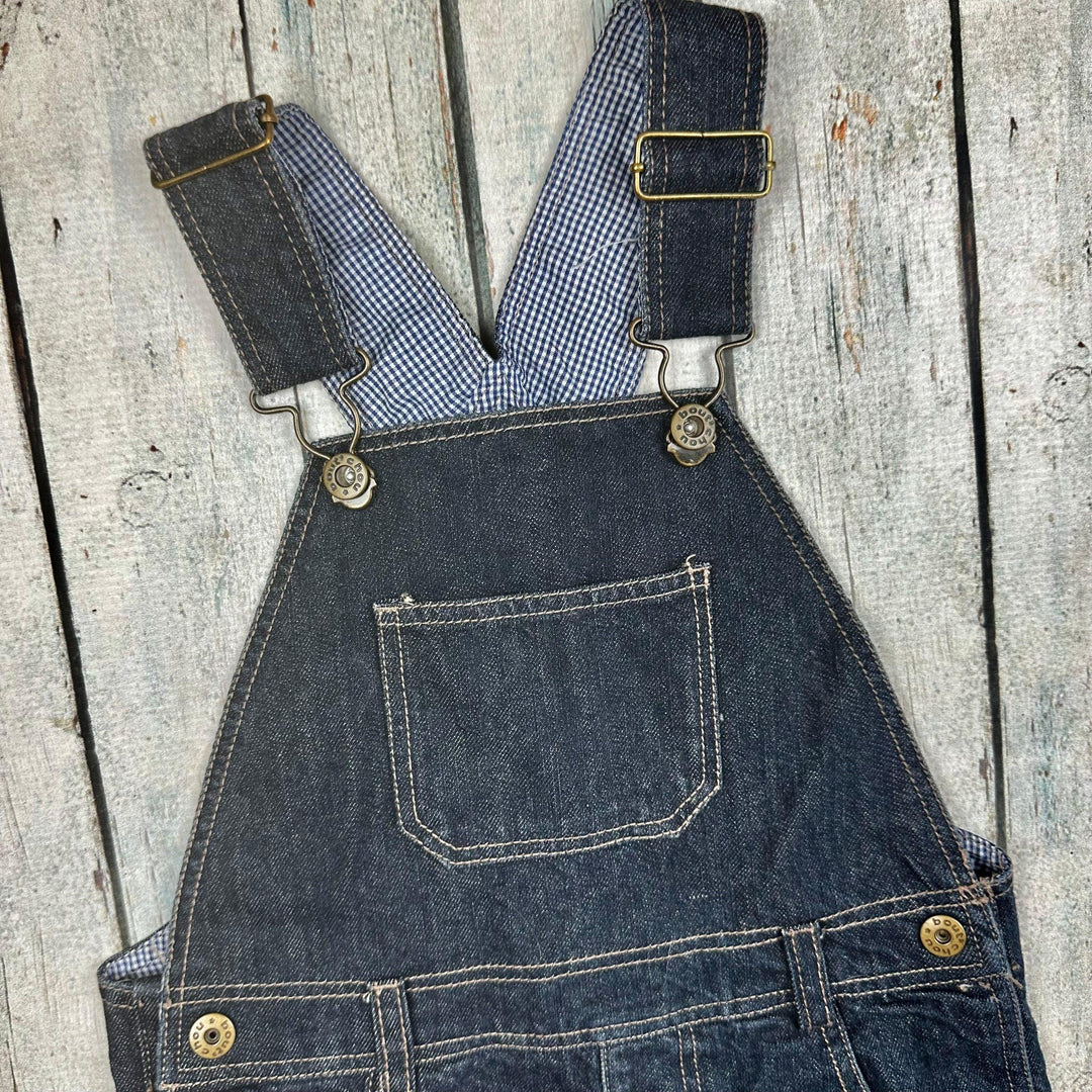 Classic Denim Bib & Brace Denim Overalls by bout chou - Size 24M - Jean Pool