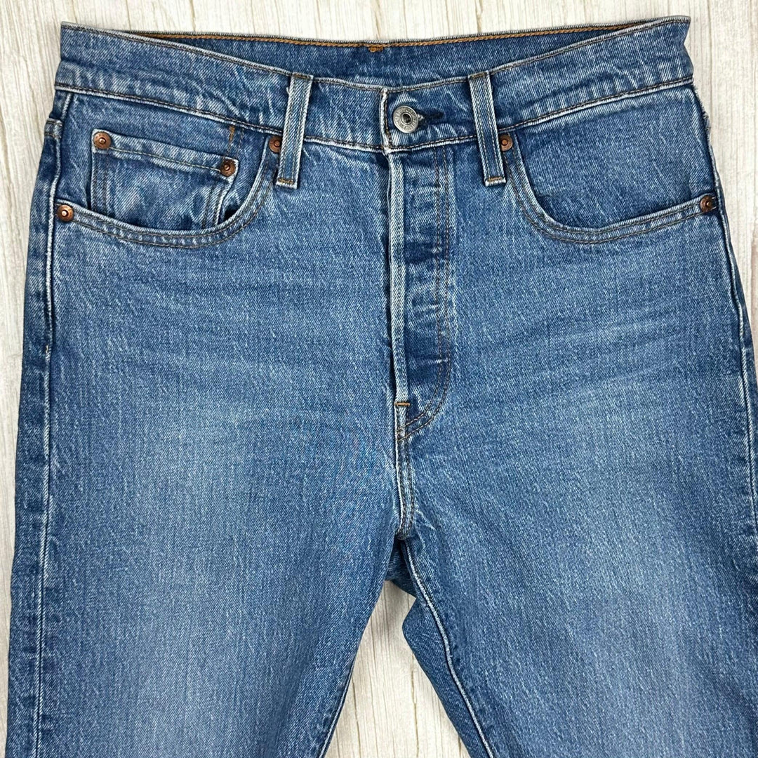 Levis Premium 501s Classic Ladies Denim Jeans -Size 28/30