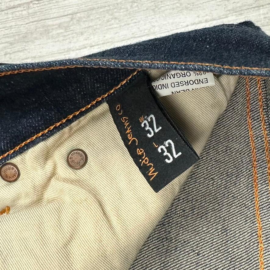 Nudie 'Lean Dean' Endorsed Indigo Organic Cotton Jeans- Size 32/32