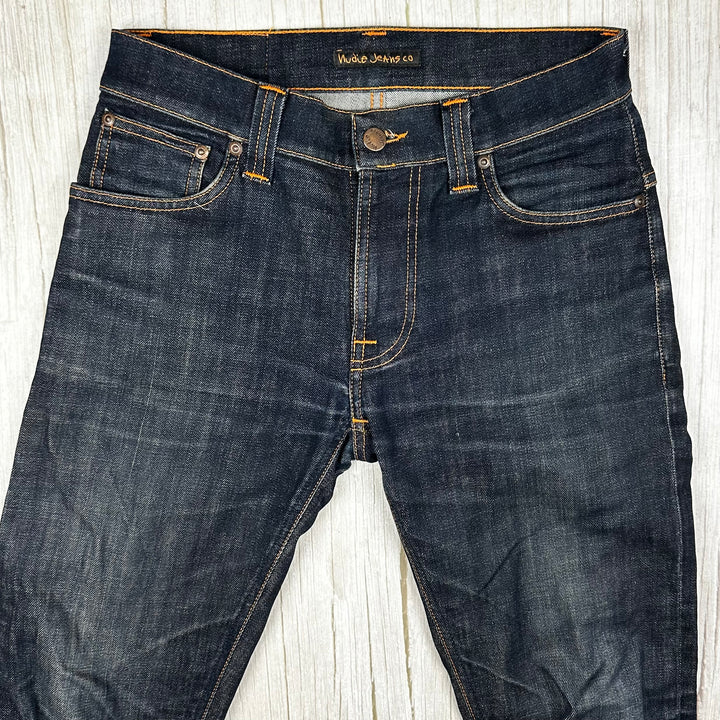 Nudie Jeans Co. 'Thin Finn' Organic Dry Twill Wash Jeans - Size 30/32