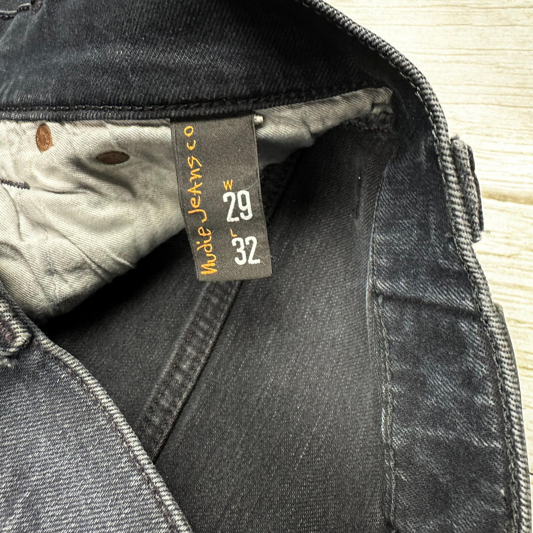 Nudie Jeans Co. 'Thin Finn' Org. Black and Grey Jeans - Size 29/32