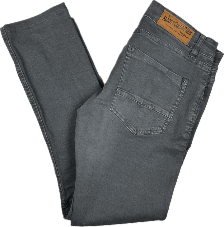 Alcott  Grey Mens  'Johnny' Skinny Jeans - Size 32"