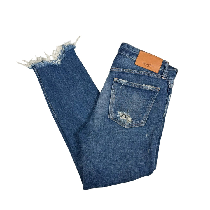 Moussy Vintage Japan Slim Fit Distressed Jeans- Size 26