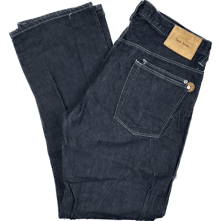 Paul Smith Jeans Straight Leg Dark Denim Jeans - Size 34R - Jean Pool