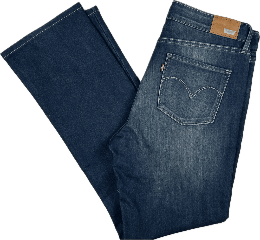 Levis Demi Curve Mid Rise Straight Leg Jeans Size 30 Jean Pool