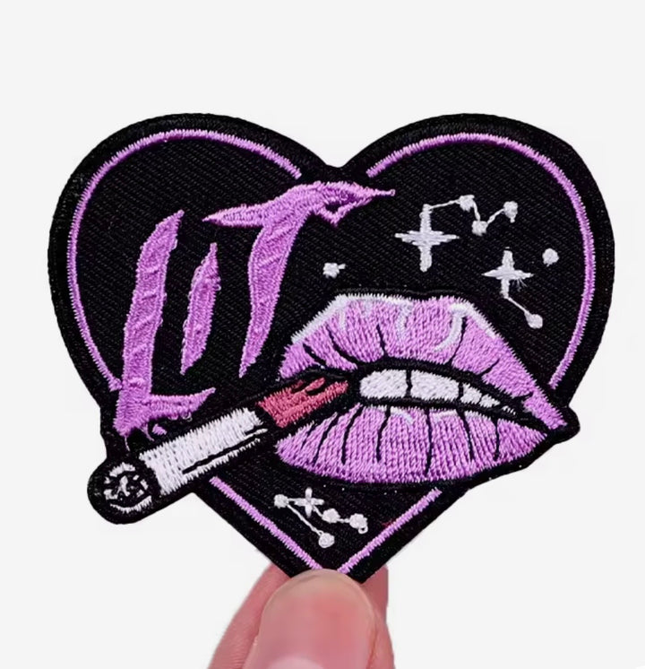 Lit-  Embroidered Iron On Patch