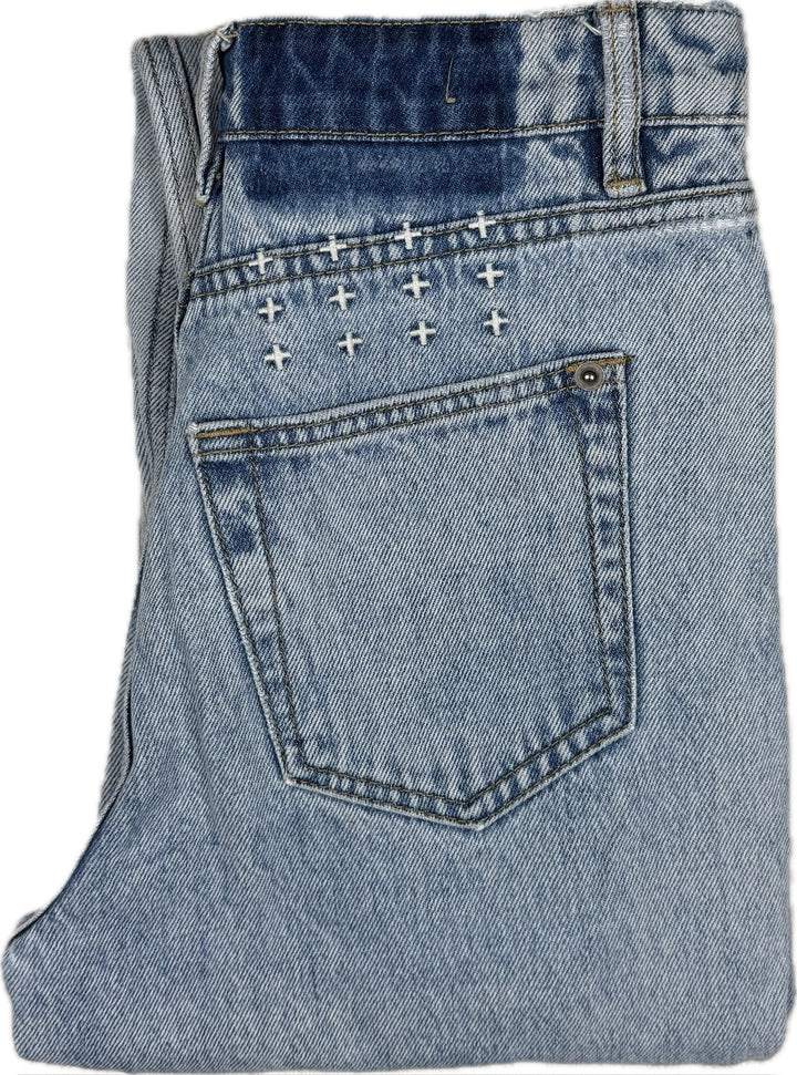 Ksubi 'Pointer Muse Ripped' Tapered Leg Jeans- Size 25