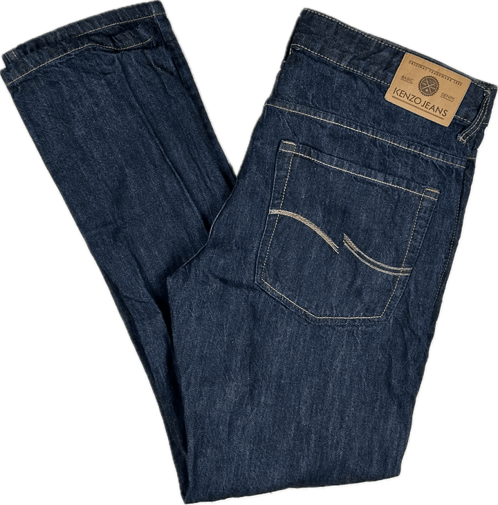 Kenzo Mens Slim Straight 'Sander' Jeans -Size 34