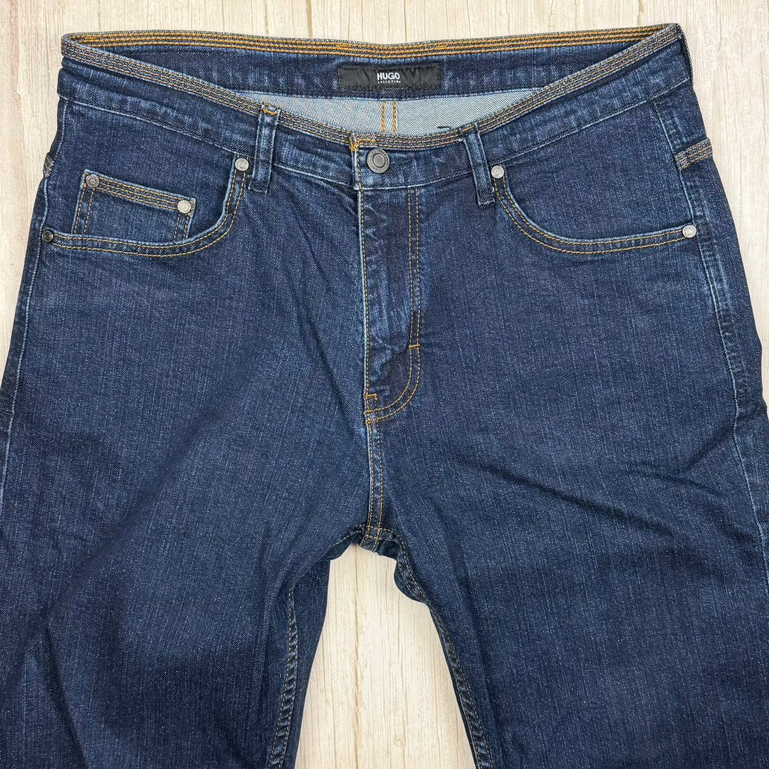 HUGO by Hugo Boss Mens Classic Straight Fit Jeans - Size 35R